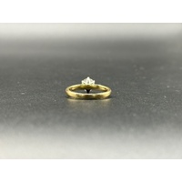 Ladies 18ct Yellow Gold 1.0ct Diamond Solitaire Ring
