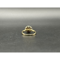 Ladies 14ct Yellow Gold Diamond Cluster Ring