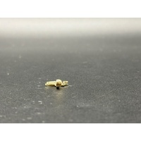 Ladies 9ct Yellow Gold CZ Number 16 Pendant