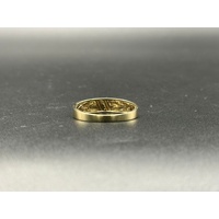Men’s 10ct Yellow Gold 0.04ct Diamond Vine Pattern Ring
