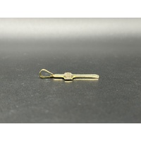 Unisex 18ct Yellow Gold Religious Cross Pendant