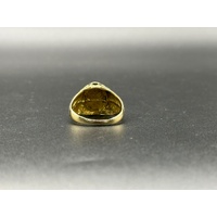 Unisex 18ct Yellow Gold Maltese Cross Ring 