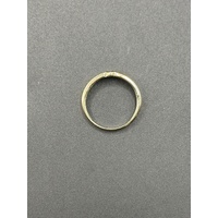 Mens 10ct Yellow Gold Diamond Signet Ring
