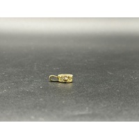 Ladies 10ct Yellow Gold Diamond Halo Pendant 0.33ct TDW