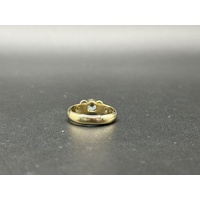 Ladies 9ct Yellow Gold Cubic Zirconia Ring