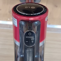 LG A9NEOMULTI Cordless Stick Vacuum Red with Battery Charging Dock Crevice