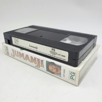 Jumanji VHS 1995 Robin Williams Columbia TriStar Movie Tape