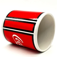 Coca-Cola Gibson Vintage Red Classic Logo Coffee Mug Set 5 Pieces