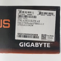 GIGABYTE Z790 AORUS ELITE AX Rev 1.1 LGA1700 DDR5 PCIe 5.0 WiFi 6E Motherboard