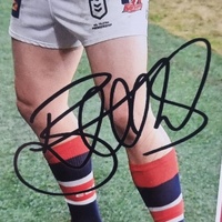 The Morris Brothers Brett Josh Morris Signed Framed Print Sydney Roosters NRL