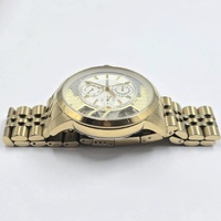 Fossil Townsman ME1137 Men's Gold-Tone Hybrid Quartz Automatic Skeleton Watch