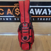 Srixon Tour Special Golf Cart Bag & Shark Travel Cover Red Black