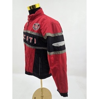 Ducati 618 Battle Of The Twins MotoGP Motorcycle Jacket Red Black Size M
