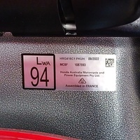 Honda Izy HRG416C1 145cc GCVx 4-Stroke Push Lawn Mower with Grass Catcher