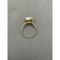 Ladies 18ct Yellow Gold 0.60ct Diamond Ring