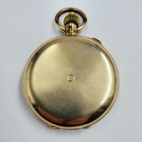 Geneva Watch Case Co Gold Filled Mechanical Hunter Pocket Watch 48mm Non Working