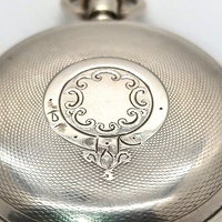 Antique 1904 Caris Bros Sterling Silver Pocket Watch Pre WW1 Working