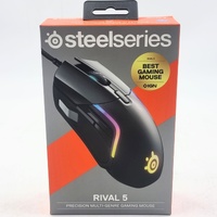 SteelSeries Rival 5 Wired RGB Gaming Mouse 9 Buttons 18,000 CPI 62551