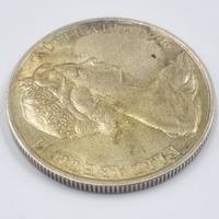 1966 Australian Round 50 Cent Coin 80% Silver Elizabeth II Royal Australian Mint