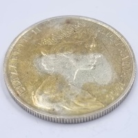 1966 Australian Round 50 Cent Coin 80% Silver Royal Australian Mint Elizabeth II