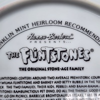 Franklin Mint Flintstones Collector Plate Fine Porcelain 8 Inch Limited Edition
