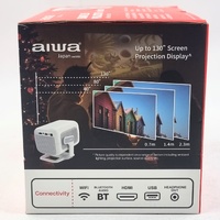 AIWA AWPJ0F1W Smart LED Projector 1080p WiFi Bluetooth Remote