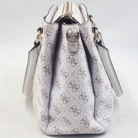 GUESS Cathleen Logo Tote Bag White Blush Women’s Handbag