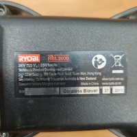 Ryobi RBL3600 36V Cordless Leaf Blower 250km/h with 2.6Ah Li-Ion Battery