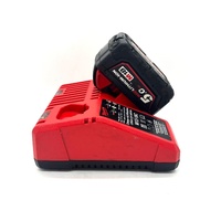 Milwaukee M12-18C Battery Charger and M18 18V 5.0Ah RedLithium Battery Kit