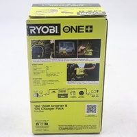 RYOBI R18BT150C ONE+ 18V 150W Inverter & 12V Car Charger Pack