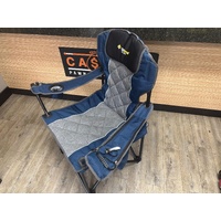 OZtrail Titan Elite Camping Chair Twin Pack 250kg Heavy Duty Pair