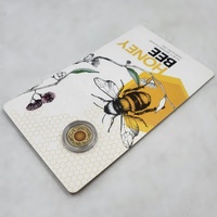 2022 Royal Australian Mint $2 Honey Bee C Mintmark Coloured UNC Coin Carded