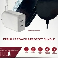 ZAGG Mophie Premium Power and Protect Bundle iPhone 16 Pro Max Case Charger