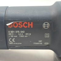 Bosch GWS 6-100 670W 100mm Corded Angle Grinder with Pin Spanner No Handle