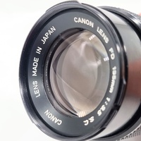 Canon FD 135mm f/3.5 S.C. Telephoto Manual Focus Lens Japan with Bag