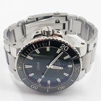 Oris Aquis Date Automatic Men's Watch Green Dial Stainless Steel Sapphire Box