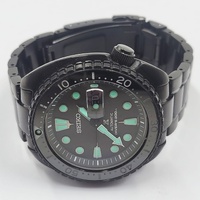 Seiko Prospex SRPK43K Night Vision Turtle Automatic Black Watch