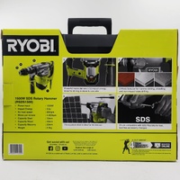 Ryobi RSDS1500-K 1500W SDS+ Corded Rotary Hammer Drill Kit Case & Accessories
