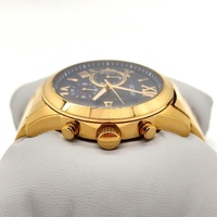 Guess W0668G8 Atlas Gold Stainless Steel Chronograph Black Dial Mens Watch