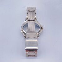 NRL West Tigers Stainless Steel Silver Analogue Display Men’s Watch 100m WR