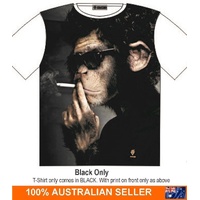 T-Shirt Cool Monkey Street Fashion Mens Ladies AU STOCK [Size: M - 40in/102cm Chest]