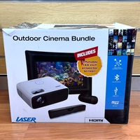 LASER PJT-BYCBL-040 1080P Outdoor Cinema Bundle 144 Inch Screen
