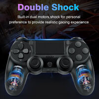 DoubleShock 4 Wireless Controller Compatible for PS4 PlayStation 4 Gamepad [Colour: Black]