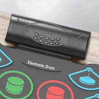 NEW Portable Electronic Roll Up Drum Kit 9 Silicone Pads Electric Hand Drum Set