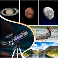 USCAMEL 70mm Refractor Telescope with Tripod, Phone Adapter & Backpack (NEW)