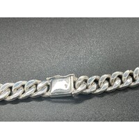 Mens 925 Sterling Silver Curb Link Necklace NEW