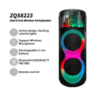 NEW SING-E Dual 8 inch HiFi Loud Speaker Super Bass Wireless Party Speaker