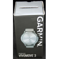Garmin Vívomove 3 Smartwatch 010-02239-00 Silver Stainless Steel Bezel
