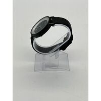 Terrance Williams x Uncle Jack Unisex 34mm Black Leather Band Watch