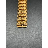 Ladies 18ct Yellow Gold Fancy Link Bracelet (Pre-Owned)